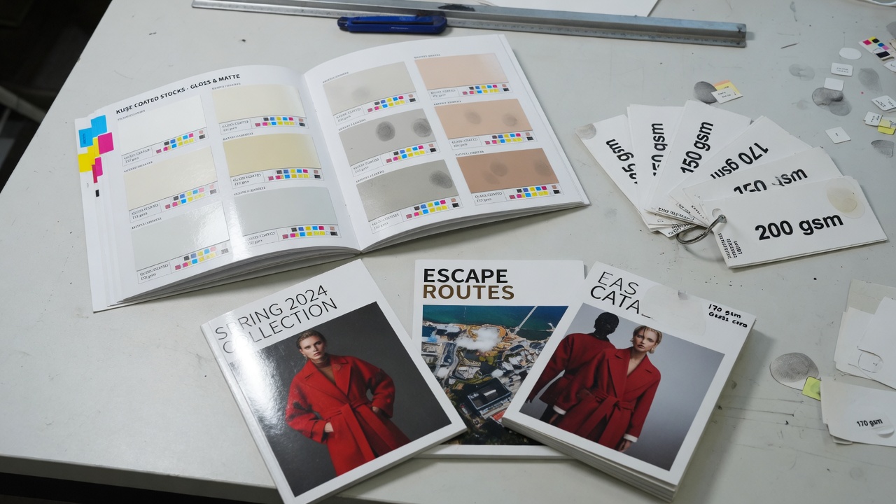 Katalog kâğıt seçimi: kuşe, mat, gramaj