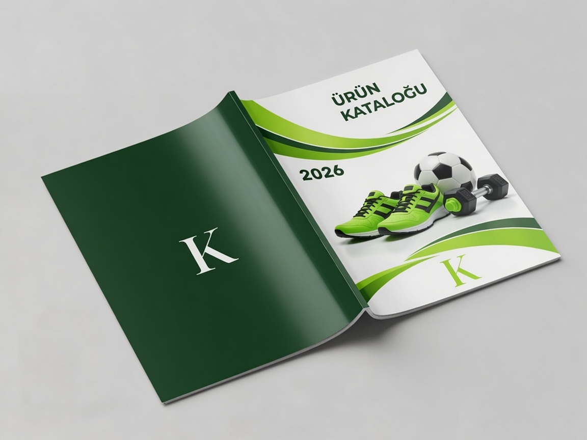 Spor ekipman kataloğu — basılı katalog örneği